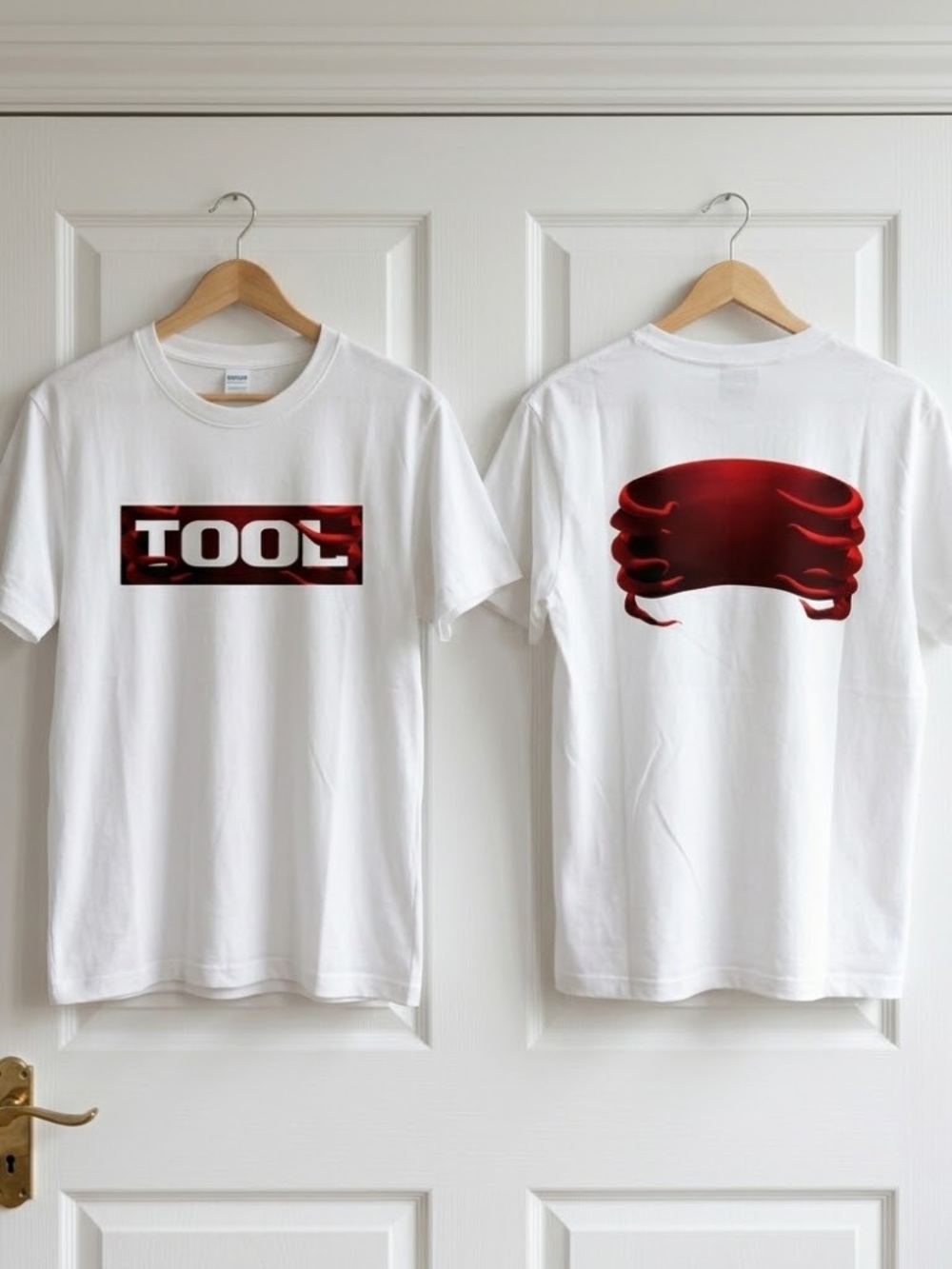 Tool Undertow Rock Band Promo Ribcage White Tee Heavy Metal Graphic T-Shirt